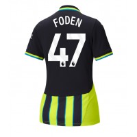 Manchester City Phil Foden #47 Udebanetrøje Dame 2024-25 Kortærmet